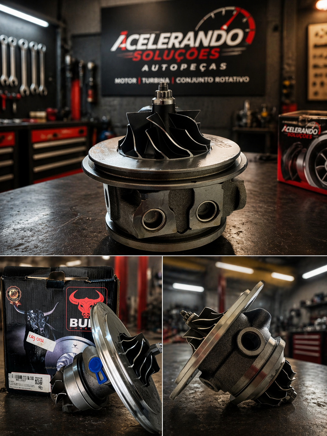 Conjunto rotativo de turbina de alta performance — Acelerando Soluções